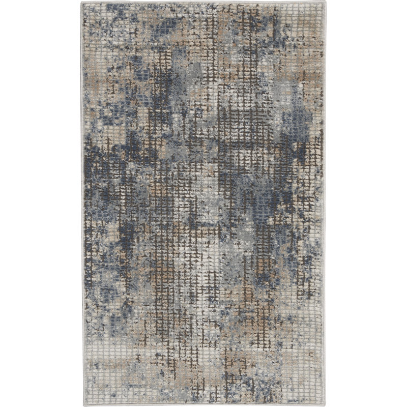 Tapis beige Freeda, Rectangle 2 pi 2 po x 3 pi 9 po
