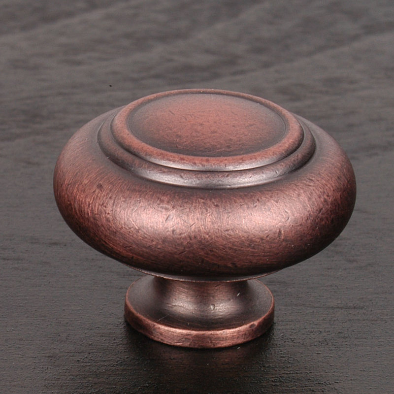CK Series Mushroom Knob, Distressed Copper, Large