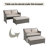 Frett Wicker 2 - Person Patio Conversation Set with Cushions-71112743