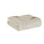 Jeté matelassé surdimensionné avec bords festonnés rosé 60 po x 72 po-125133524