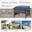 Tapash 4 - Person Patio Conversation Set with Cushions-101826268