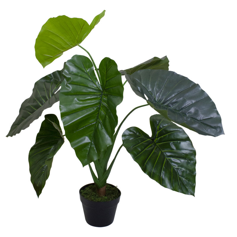 Plante artificielle verte en pot 40 po
