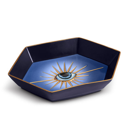 Lito Hexagon Catchall - Sapphire