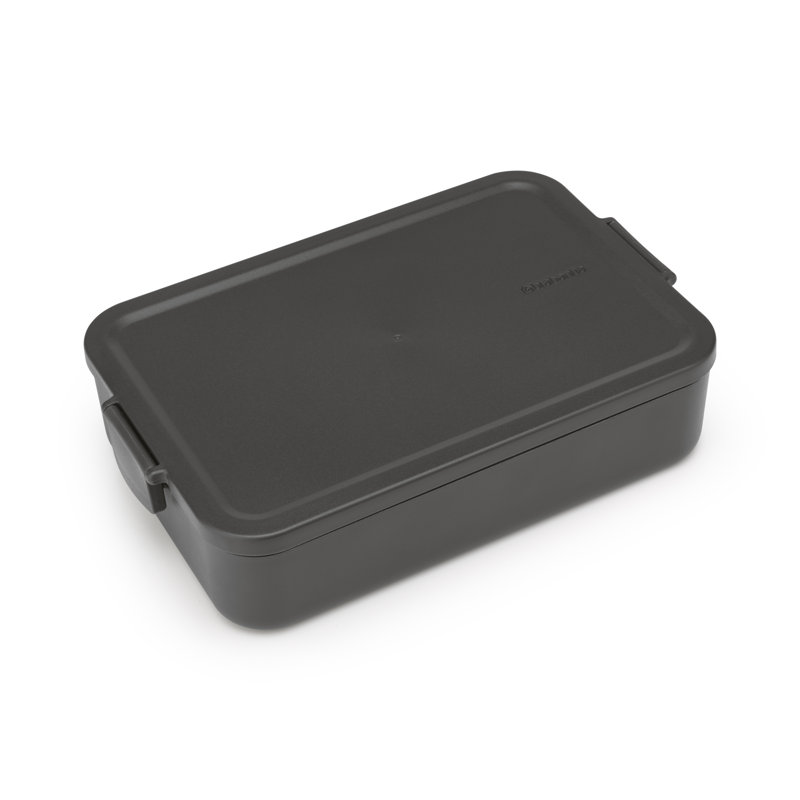 Brabantia Make & Take Lunch Box, Large, Dark Gray