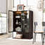 Vitrine lumineuse autoportante 51,2 po avec porte en verre
