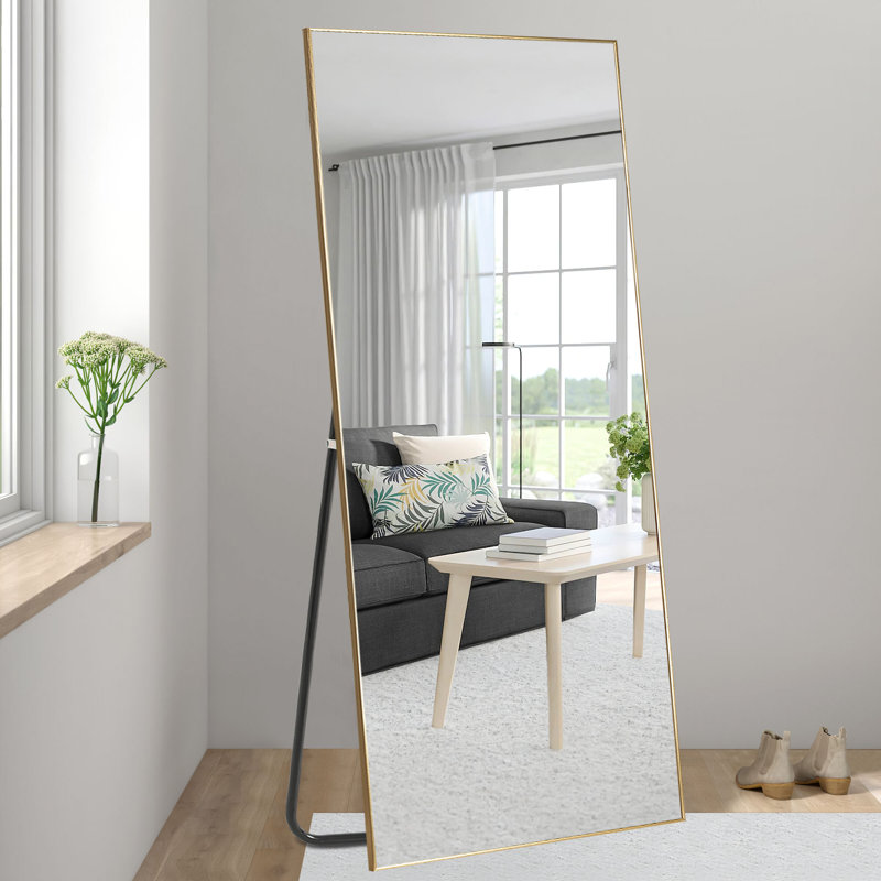 Miroir pleine grandeur Adhvika, Or, 59 po x 20 po