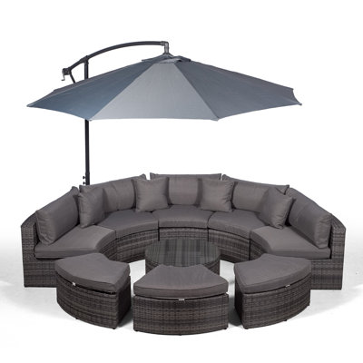 Tommy 8 Seater Rattan Conversation Set