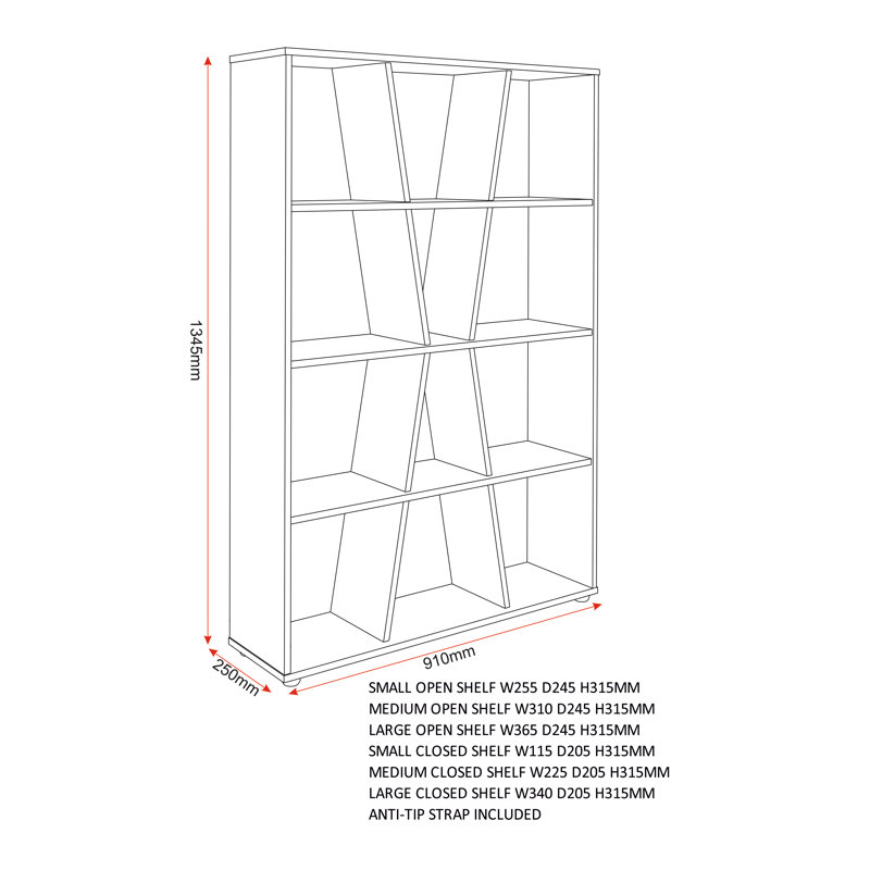 Gilchrist Bookcase, White