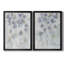 Lavande florale Fresco I - ensemble de 2 peintures sur toile encadrées-1880483838-1880483839