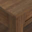 Wyandotte Monroe 22"W Solid Acacia Wood Farmhouse End Table with Drawer and Shelf-718035583-786623095