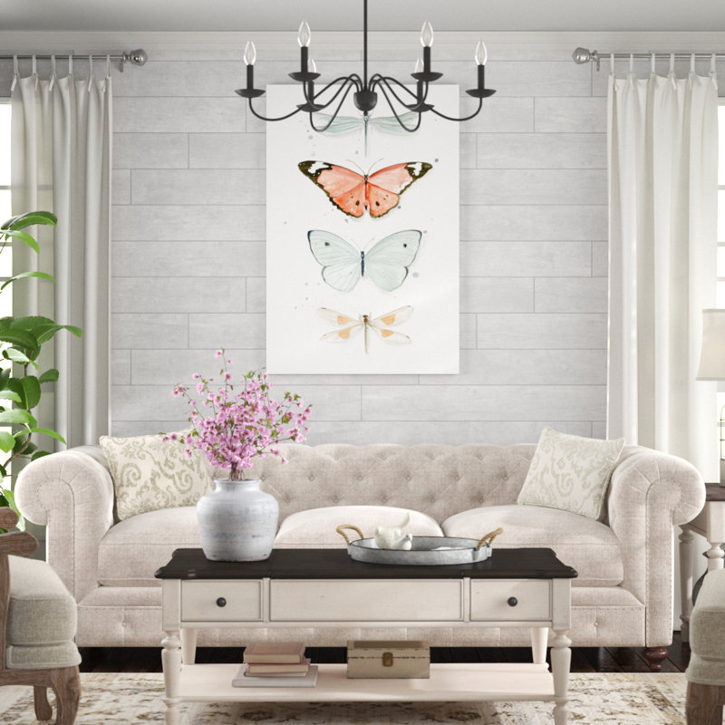 Summer Butterflies I by Jennifer Paxton Parker - Painting Print, 122cm H x 81cm W, Wrapped Canvas