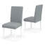 Set of 4 Classic Style Solid Wood Upholstered Waterproof Falabella Dining Chairs, Kitchen Chairs,  Armless Side Chairs, Modern Side Chairs, Espresso Colour-108829719-108829720