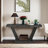60"Long Distressed  2-Tier Wooden Console Table-1034596156