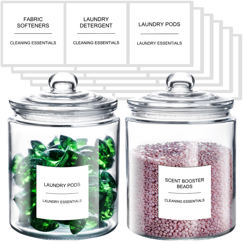 Glass Jar - Set of 2