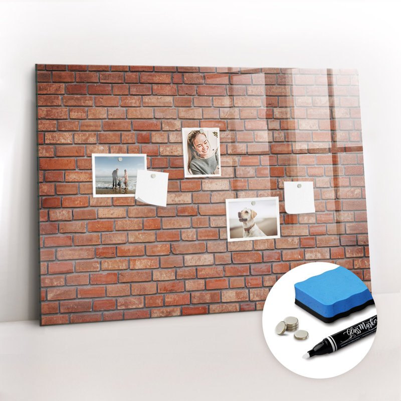 Magnetic Glass Photo Memo Board