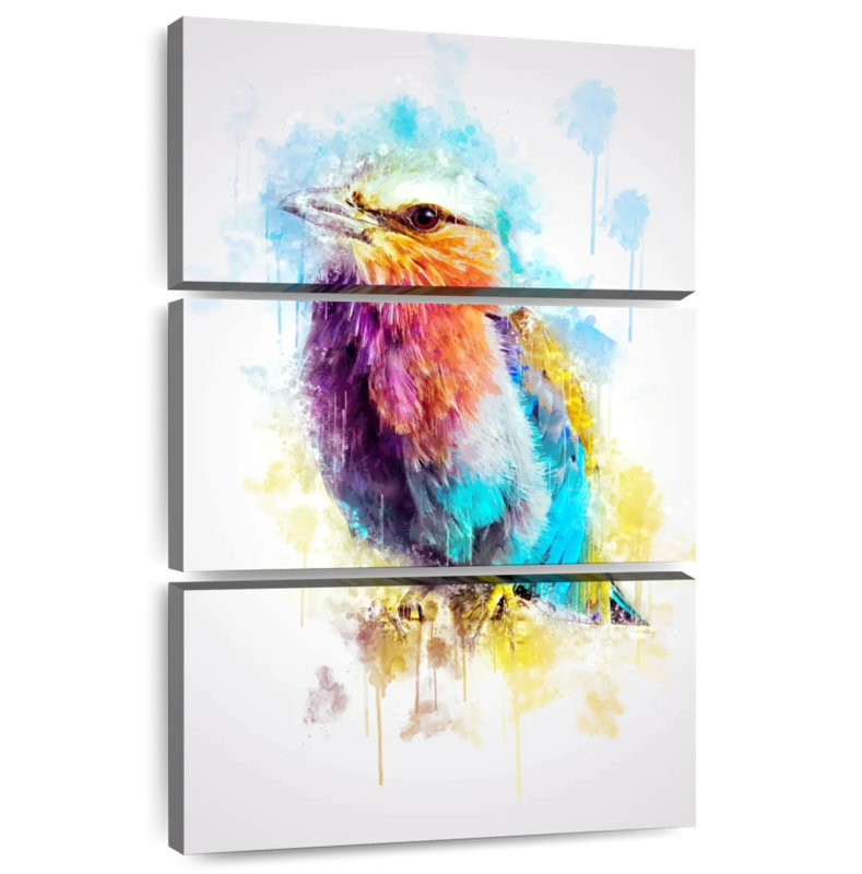 Brampt Lilac Breasted Roller, 57" H x 36" W