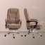  6 Point Massage Office Chair, Heated Reclining Desk Chair, Grey-1250615406