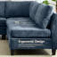Canapé-lit modulaire avec repose-pieds Chenille-1046906514-832277101