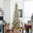 Hersi Flocked/Frosted Realistic Spruce Christmas Tree with LED Lights-566981670