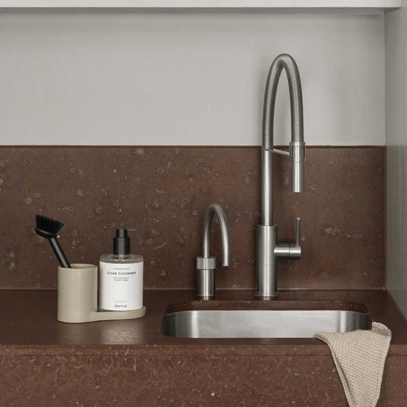 PIRO Sink Caddy, Taupe/Med Gray