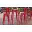 Table de bar commerciale / intérieure ronde en poly avec structure en acier Greory-1626516434-1626516436