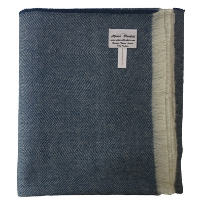 Paris Herringbone Premium 100% Baby Alpaca Throw