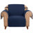 Armchair Couch Cover for 1 Cushion Couch, Non-Slip Sofa Slipcover for Dogs, Furniture Protector Cover with Foam Sticks Elastic Straps for Pet Cat (Navy)-102519339-12946923
