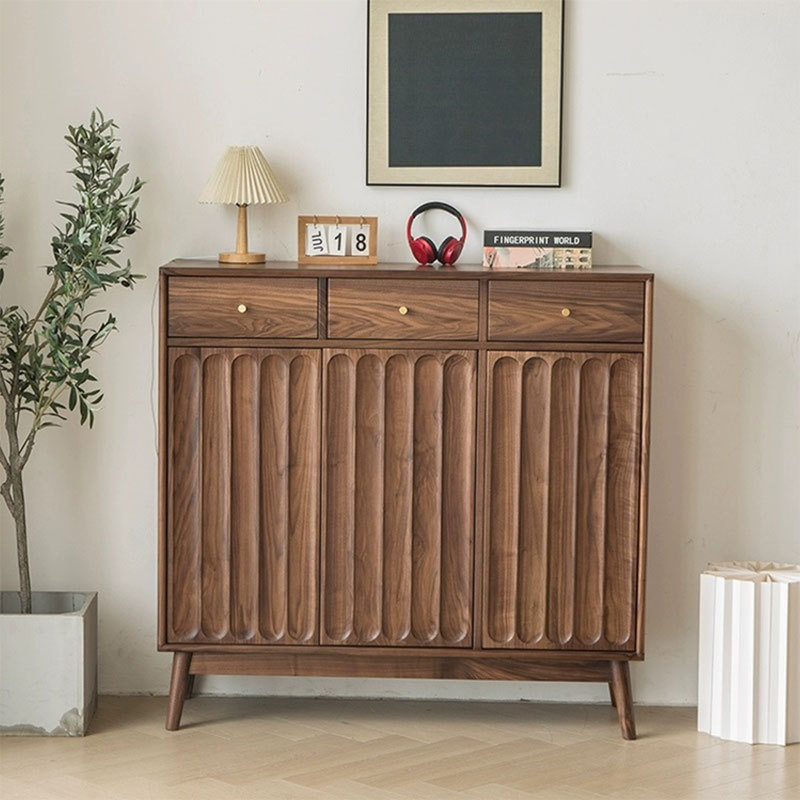 Armoire de rangement à chaussures multicouches à trois portes