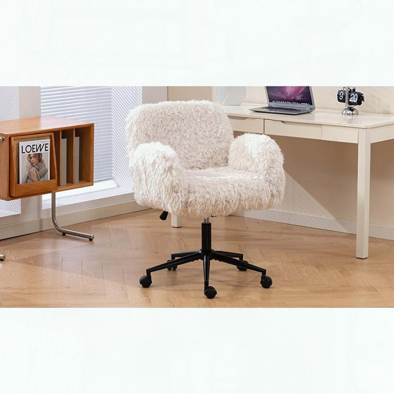 Criss Cross Chair with 5-Gear Adjustable Armrests & Wheels