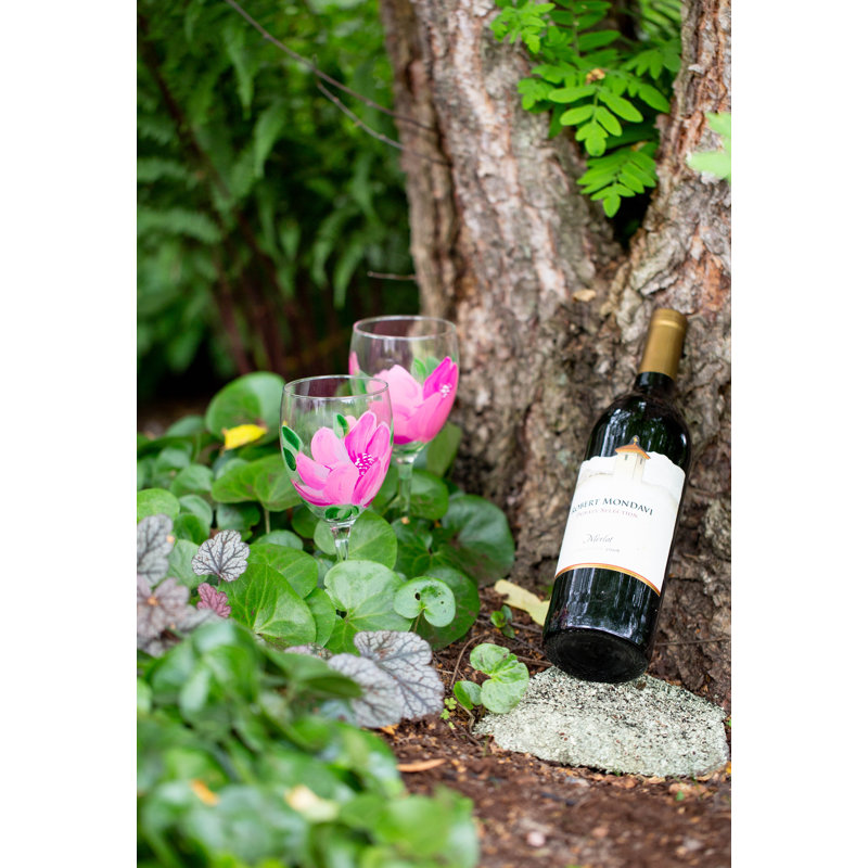 Peony 11oz. Wine Glass Set