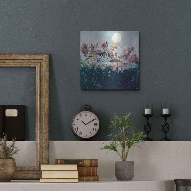 Art sous-jacent en métal, H 12 po x l 12 po