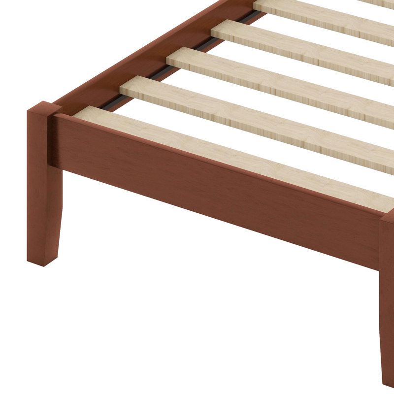 Wood Platform Bed With Headboard