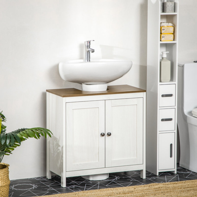 Kleankin 23.5'' Single Bathroom Vanity with Particle Board Top
