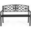 Overturf Metal Outdoor Bench