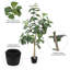 8' Artificial Potted Fiddle Tree-27787239