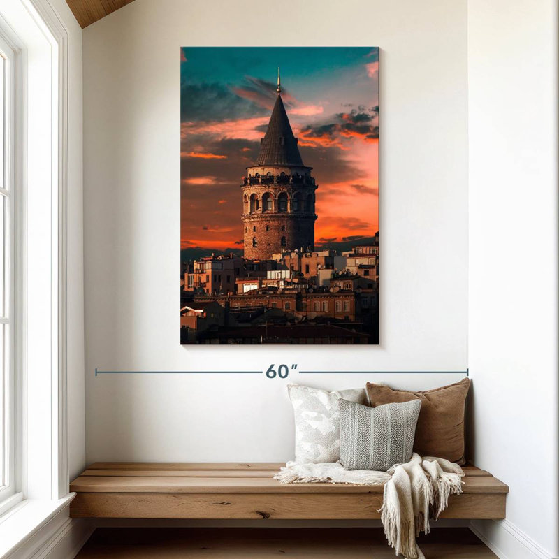 Tour Nicci de Galata, H 48 po x l 32 po