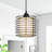 1 - Light Black Lantern Pendant