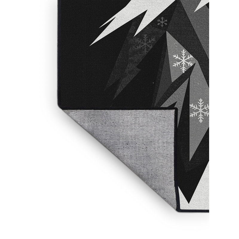 Tapis gris scandinave lavable à la machine Newberry Skadi, 2 pi x 3 pi