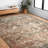 Lazro Power Loom Tan/Green/Red Rug-905052152