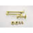 Pot Filler Faucets - Brass, 2 Holes 3 Handles, Hot Cold Water, Moving Arm, Splash- Watering Brass Mixing, Handles Holes, Wall Installation, Corrosion Finish, Smooth Discharge