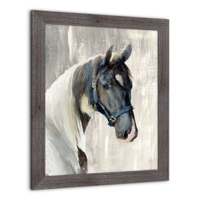 Cheval - peinture sur toile encadrée