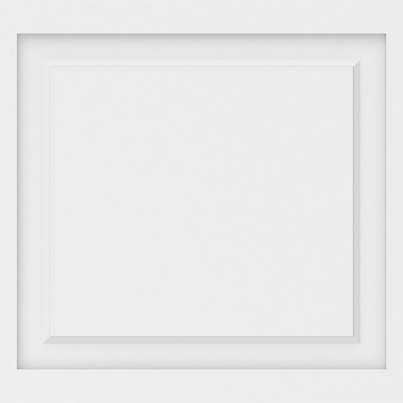 Harrison Raised Decorative Wall Panel, 24"H x 26"W x 0.63"D