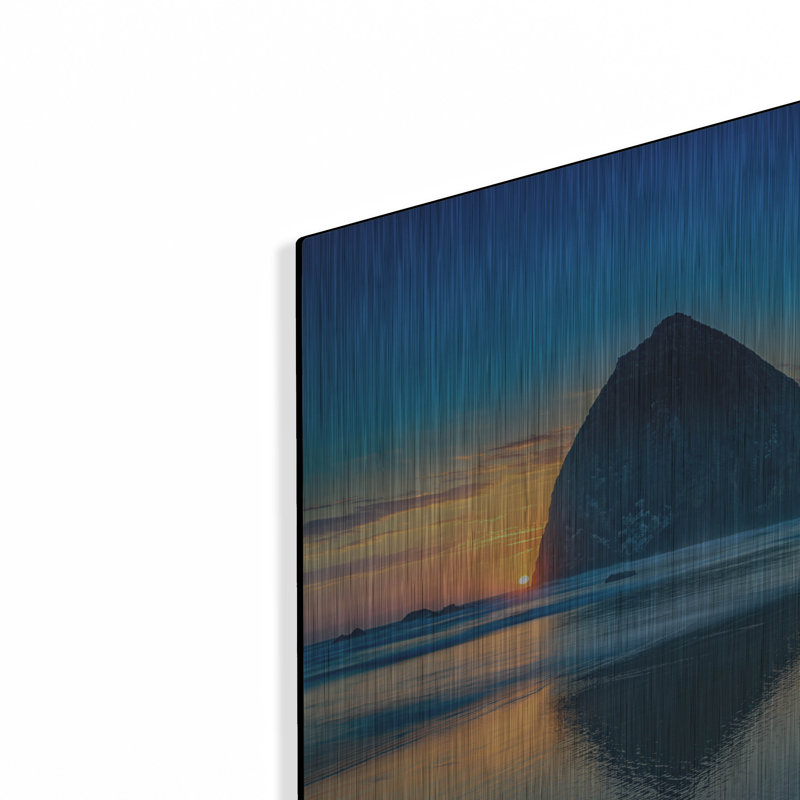  «Day's End At Cannon Beach» par Rick Berk, 16 po x 12 po, H 12 po x l 16 po
