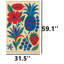 Tropical Punch Pineapple & Berry Rug