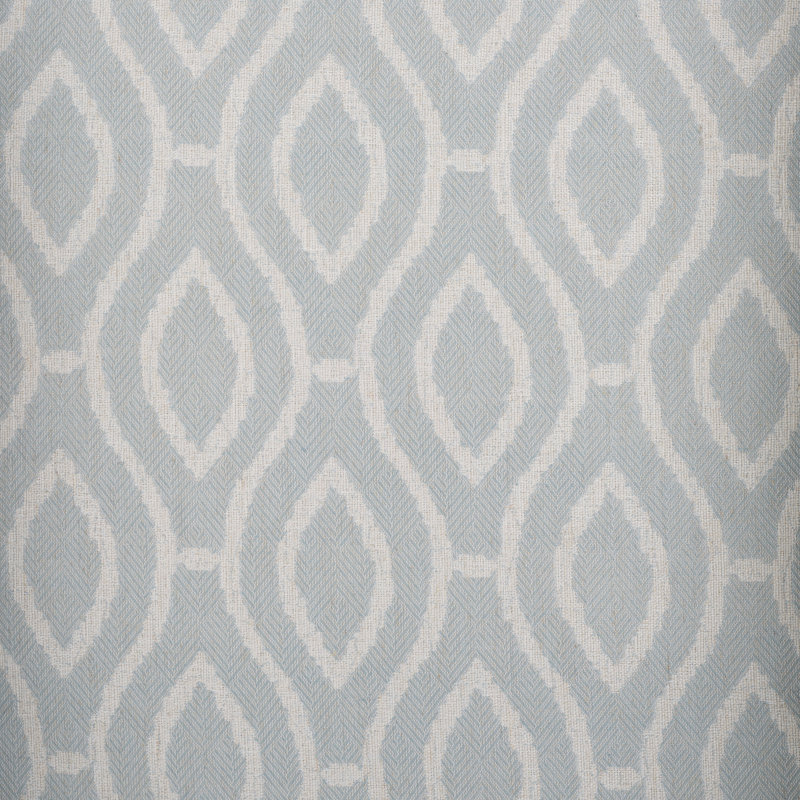 Fauteuil de 29,8 po Montgomery, Light Blue Linen Blend Ikat