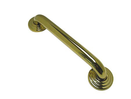 Restoration Made to Match Grab Bar, Polished Brass, 32"