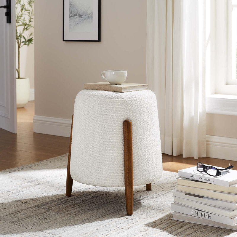 Riven 15.2" Wide Round Standard Ottoman