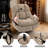 Oversized Swivel Rocker Power Recliner with Voice Control Bluetooth 2Types Ports Phone Holder & Storage-344402246
