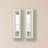 Ensemble de 2 miroirs de panneaux 2 pièces Scioli-28735419