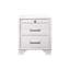 WHITE NIGHTSTAND SIDE TABLE WITH DRAWER | Gift Idea-2030694223